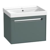Acumen Wall Hung Vanity Unit - Matt Viridian Green 600mm image