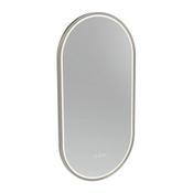Alderbury Pill Mirror - Brushed Nickel 400mm