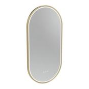 Alderbury Pill Mirror - Brushed Brass 400mm