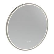 Alderbury Circular Mirror - Brushed Nickel 600mm
