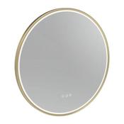 Alderbury Circular Mirror - Brushed Brass 600mm
