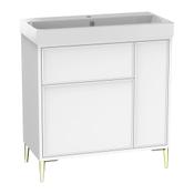 Arlington Floor Standing Vanity Unit (Three Drawers) - White 808mm