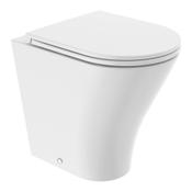 Cadence Round Back to Wall WC - White image