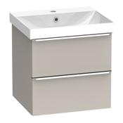 Cadence Wall Hung Vanity Unit (Two Drawers) - Flax 460mm image