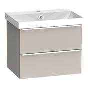 Cadence Wall Hung Vanity Unit (Two Drawers) - Flax 589mm image