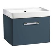 Compass Wall Hung Vanity Unit - Matt Oxford Blue 600mm image