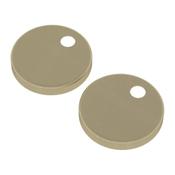 Cadence Round Cover Cap - Brass