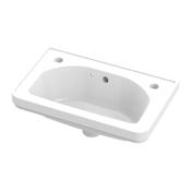 Marston Ceramic Basin (2 Tap Holes) - White 450mm
