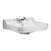 Vitoria Ceramic Basin (1 Tap Hole) - White 600mm image