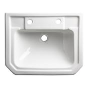 Vitoria Semi-Recessed Basin (2 Tap Hole) - White image