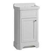Vitoria Floor Standing Vanity Unit (Single Door) - Matt Linen White 500mm image