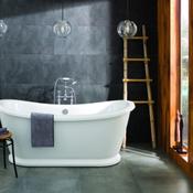 Alexander Freestanding Double Ended Bath - White 1770x785mm image