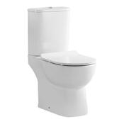 "Boston Close Coupled WC (Open Back, Seat &amp; Cover Included) - White" image