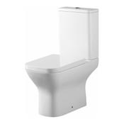 "Brooklyn Close Coupled WC (Open Back, Seat Included) - White" image