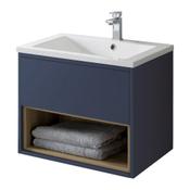 Lucca Wall Hung Vanity Unit - Sapphire Blue 500mm image
