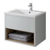 Lucca Wall Hung Vanity Unit - Dove Grey 500mm image