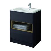 Lucca Floor Standing Vanity Unit - Anthracite 600mm image