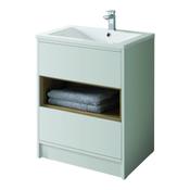 Lucca Floor Standing Vanity Unit - Dove Grey 600mm image