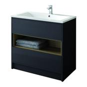 Lucca Floor Standing Vanity Unit - Anthracite 800mm image