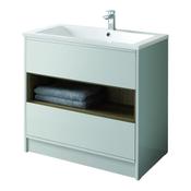 Lucca Floor Standing Vanity Unit - Dove Grey 800mm image