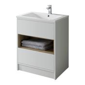 Lucca Floor Standing Vanity Unit - Dove Grey 800mm
