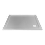 Lusino Shower Tray (3D Effect) - White 1200x800mm image