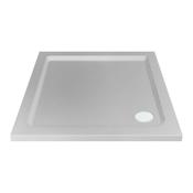 Lusino Shower Tray (3D Effect) - White 800x800mm image