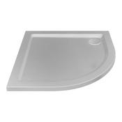 "Lusino Shower Tray (3D Effect, Quadrant) - White 800x800mm" image