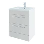 Rimini Floor Standing Vanity Unit - White 610mm image