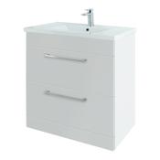 Rimini Floor Standing Vanity Unit - White 810mm image