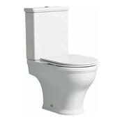 Lansdown Close Coupled WC Pan (Open Back) - White image