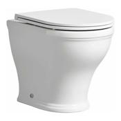 Lansdown Back To Wall WC Pan - White image