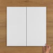 Rectified White Gloss Ceramic Tile 60x30cm