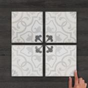 Decor Linked Pattern Matt Porcelain Tile 18.7x18.7cm image