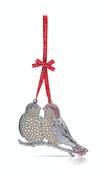 Pearl Turtle Doves Christmas Decoration