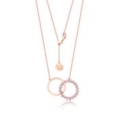 Romi Rose Gold Interlocking Pendant image