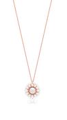 Romi Rose Gold Pearl Cluster Pendant image