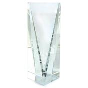Personalised Causeway 9.5 inch Crystal Trophy image