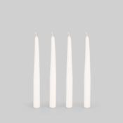 S/4 10" WHITE TAPER CANDLESTICK