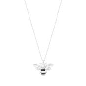 BEE SILVER CZ INSET PENDANT image