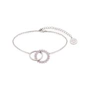 ROMI SILVER  STONE BRACELET
