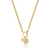 ROMI GOLD POPCORN CHAIN NECKLACE image