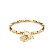 ROMI GOLD POPCORN CHAIN BRACELET image