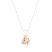 THREE TONE FEATHER &amp; CIRCLE image