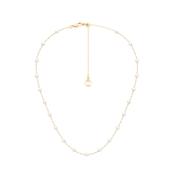 TC PEARL FINE CHAIN NECKLACE GOLD image