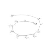 Nine Butterflies Bracelet Silver