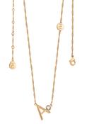 Tc Letter "A" Pendant Gold