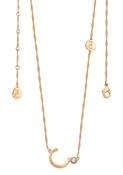 TC Letter "C" Pendant - Gold