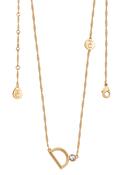 TC Letter "D" Pendant - Gold