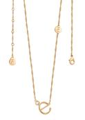 TC Letter "E" Pendant - Gold